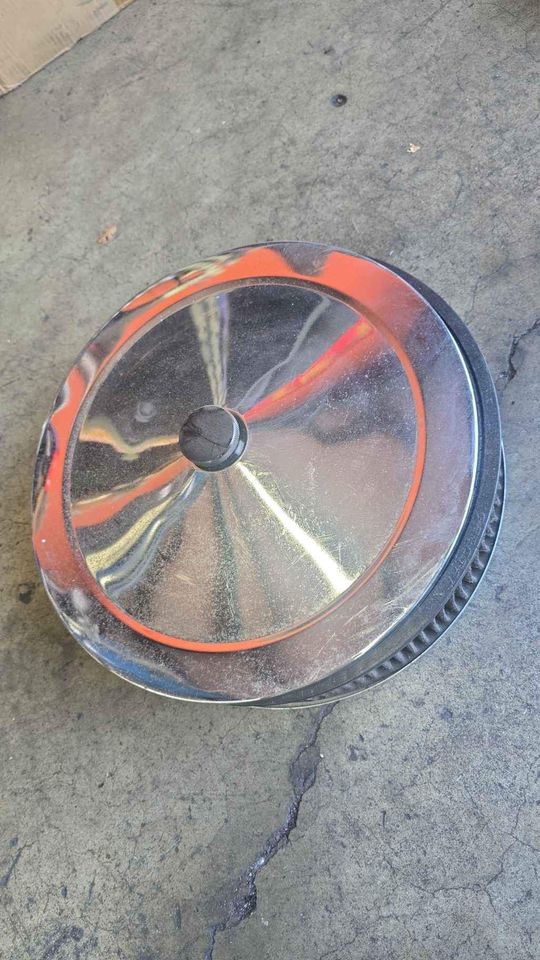 14 in. air cleaner filter and base