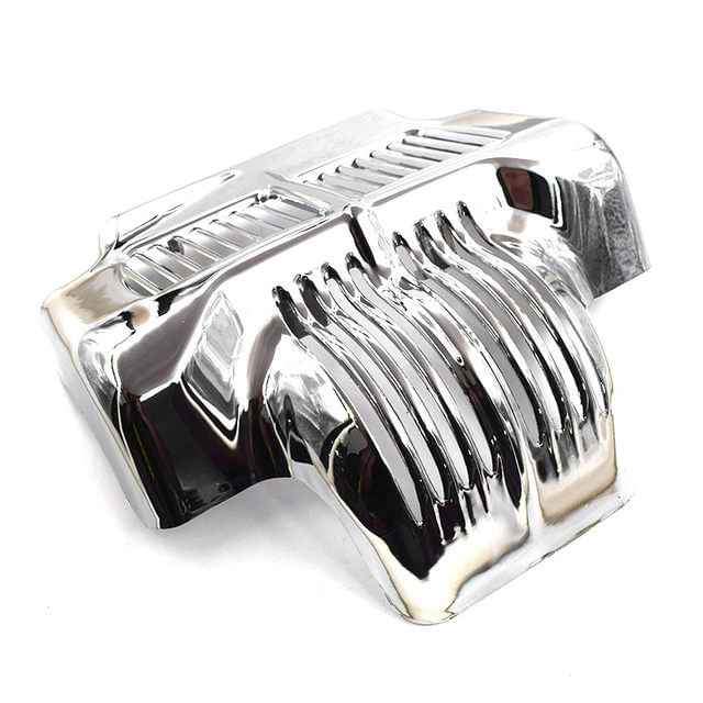 1pc Chrome Stock Oil Cooler Cover Insert Compatible with 2011-2016 Harley Touring Street Glide Model