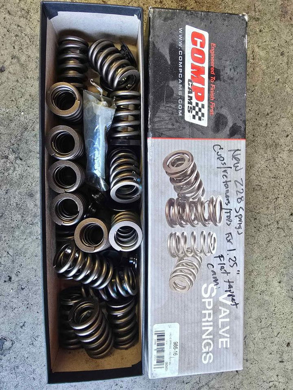 Z28 Valve Springs & Retainers & Steel Locks Chevy SB 283 327 350 400 HP Set