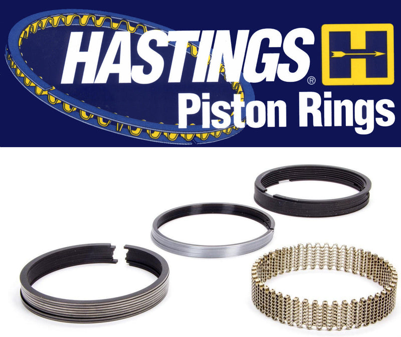Hastings Cast Piston Ring Set .020" Rings 1991-2000 454 Chevy GMC VIN B J N