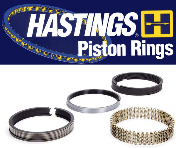 Chevy 350 5.7 6.0 Vortec Hastings .040" Moly Piston Ring Set Rings 1996-2004