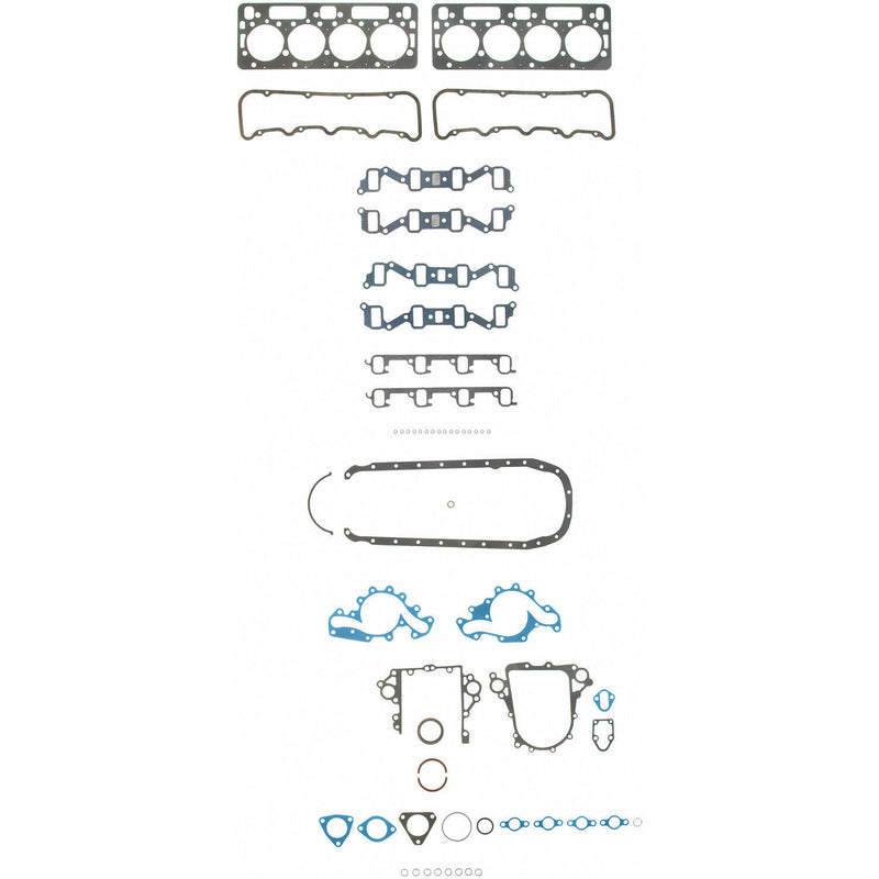 1982-1991 GMC Chevy 6.2 6.2L Diesel Fel Pro Full Gasket Set Head Intake Oil Pan