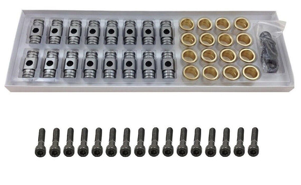 Rocker Arms Bronze Bushing Trunion Kit w/ Bolts for Chevrolet Gen III IV Engines