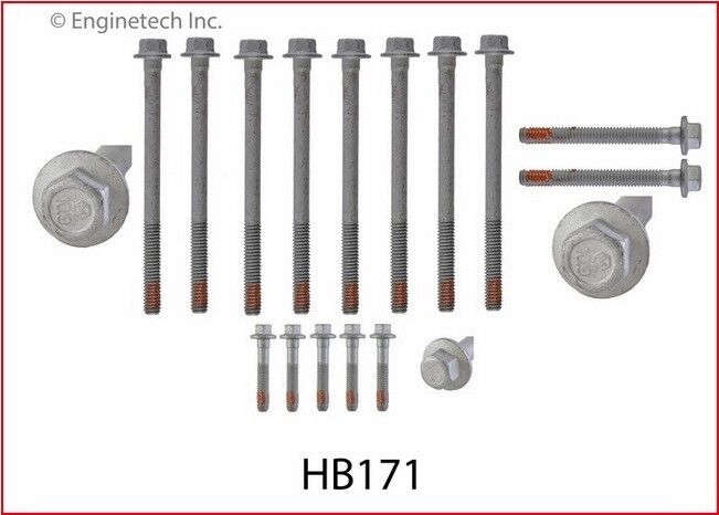 Full Engine Cylinder Head Bolts Set for 1997-2004 Gen III LS 4.8L 5.3L 5.7L 6.0L