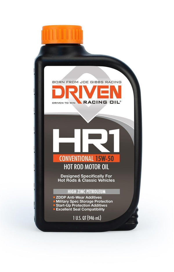 Gibbs Driven HR1 Conventional Hot Rod Oil High Zinc 15W-50 Case of 12 02106