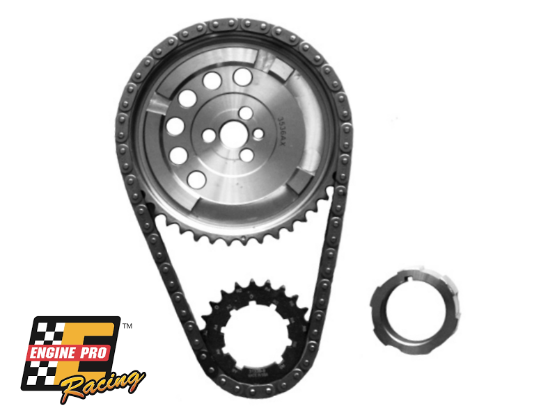 3 Bolt Billet Roller Timing Chain Set for LS2 6.0L LS3 6.2L 58X Reluctor