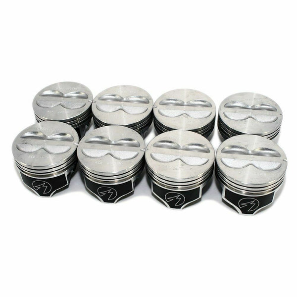 Speed Pro Chevy 400 Hypereutectic Coated Flat Top 4VR Pistons Set 8 .030"