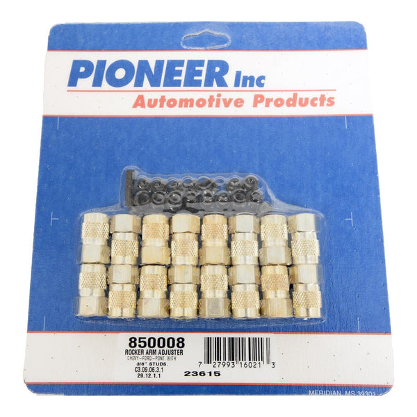 Pioneer 850008 Rocker Arm Adjusting Polylock Nuts 3/8" 24 Non Roller Chevy