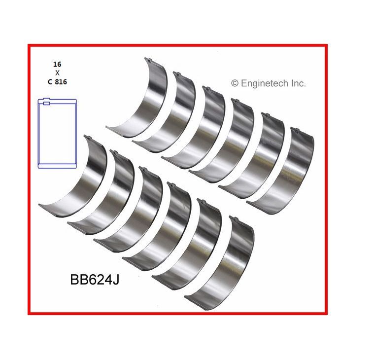 Main & Rod Bearings Set for 1995-2007 GM Buick Supercharged 3800 3.8L 231