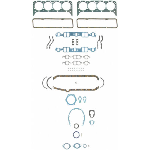 Chevy 265 283 302 307 327 350 Fel Pro Full Gasket Set Head Gaskets 1957-1979