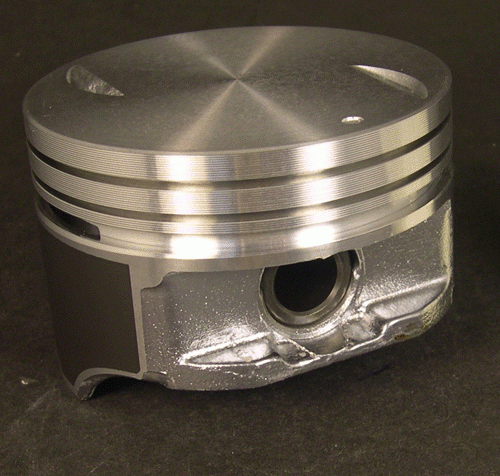 1996-2000 Chevy 7.4 454 Silvolite Hypereutectic Coated Pistons and Rings Set 8 .030"