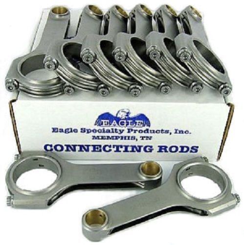 Eagle CRS6625PP3D 6.625" Pontiac 400 455 4340 H Beam Connecting Rods Set Press
