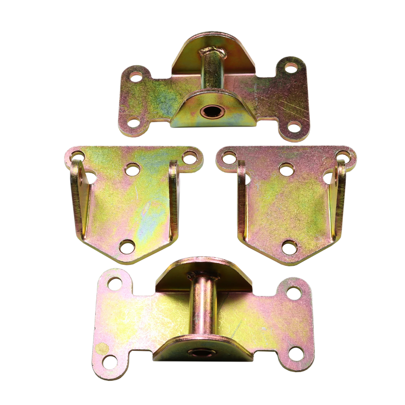SOLID MOTOR ENGINE MOUNT COMBO FOR CHEVY SBC FRAME MOUNT RAT ROD HOT STREET