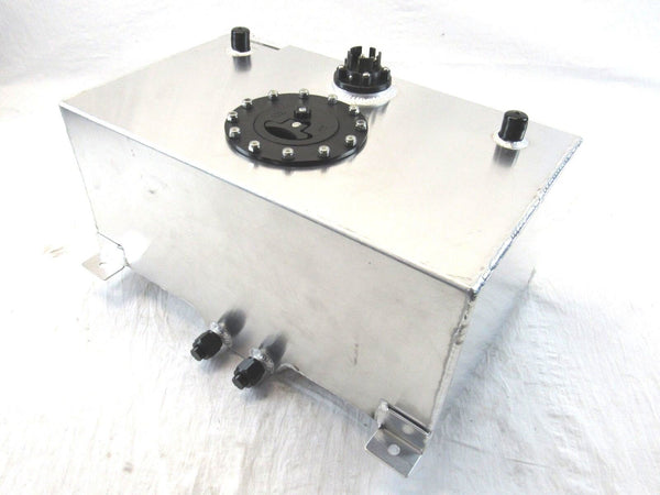 Aluminum 15 Gallon Fuel Cell Tank With Sender 0-90 ohm Polished F51006