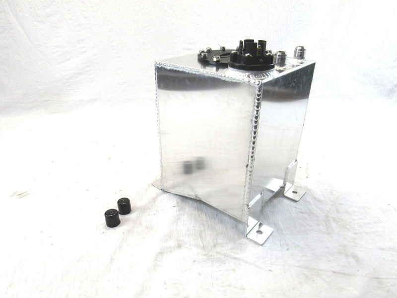 Fabricated Aluminum 2.5 Gallon Fuel Cell With 0-90ohm Sender Polished F51001