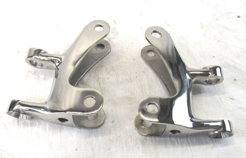 1932 Ford 4-Bar Batwing Brackets w/ Mounts Stainless Steel C22613S