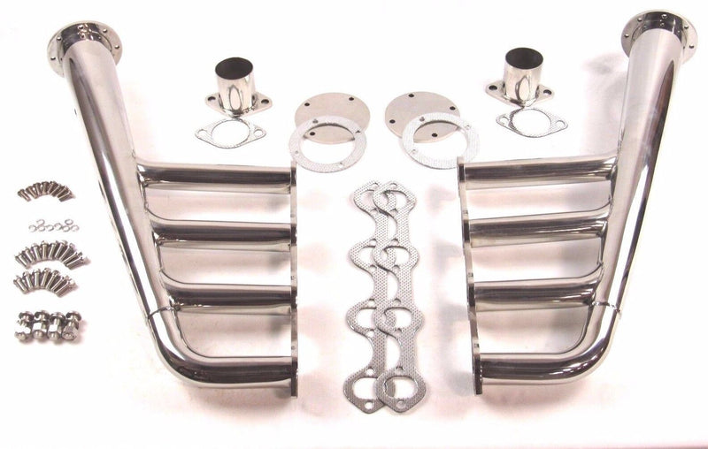 SBC 350 Lake Style Headers Stainless BPH-1027S