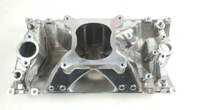 Small Block Chevy 350 383 Vortec High Rise Intake 3000+ Polished E42424P