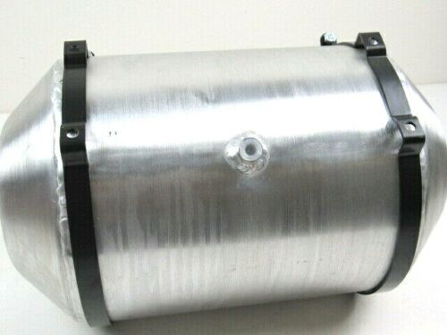 Universal Round Spun Aluminum 5 Gallon Fuel Tank, Center Outlet F52031