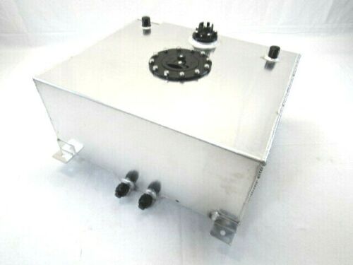 Fabricated Alum. 13 Gallon Fuel Cell W/ 0-90 OHM Fuel Sender Polished F51005