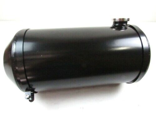 Universal Round Spun Aluminum 7 Gallon Fuel Tank, Center Outlet Black F52032BK
