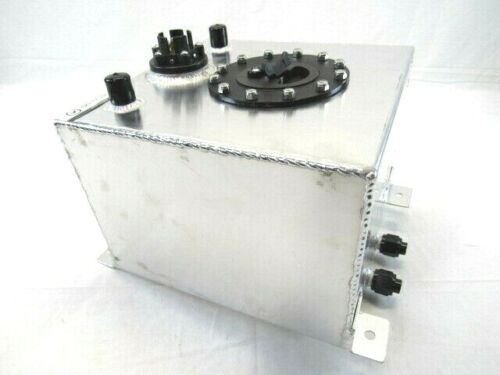 Fabricated Aluminum 2.5 Gallon Fuel Cell With 0-90ohm Sender Polished F51002
