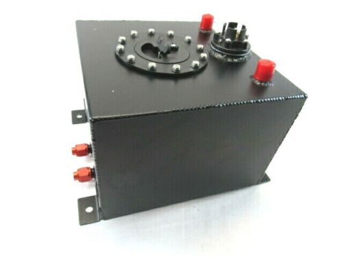 Fabricated Aluminum 5 Gallon Fuel Cell With 0-90ohm Sender Black F51002BK