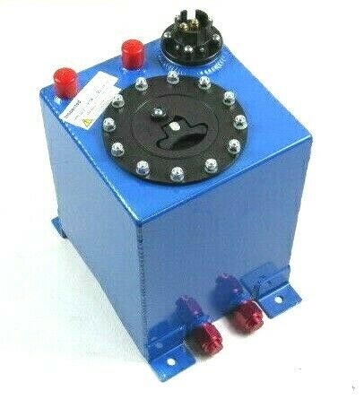 Fabricated Aluminum 2.5 Gallon Fuel Cell With 0-90ohm Sender Blue F51001BU