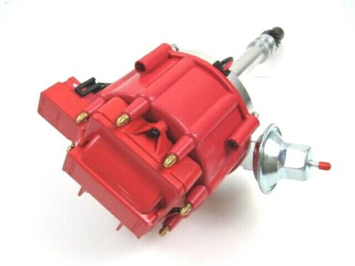 Chevy SBC 350 BBC 454 HEI Distributor Complete 65K Coil Red NEW D33100RD