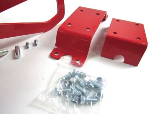 Universal Under-Floor Manual Brake / Hydraulic Clutch Pedal Assembly Red B11001
