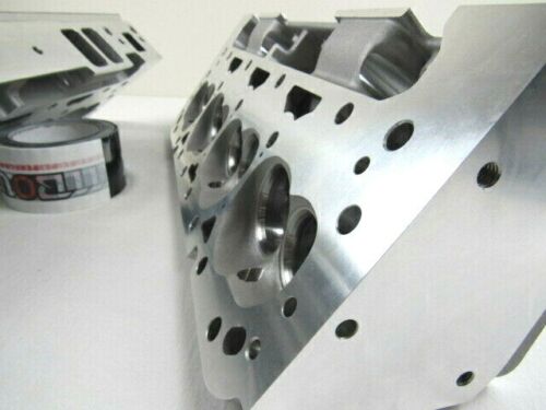 Small Block Chevy 400 Aluminum Bare Cylinder Head Package DIY Top End Kit