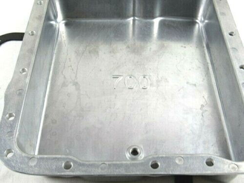 Aluminum GM Chevy 700R4 or 4L60 Finned Transmission Oil Pan Polished E45303P