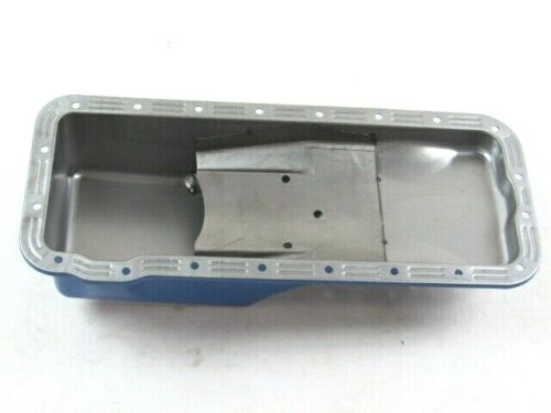 1958-76 Ford Fe 352-390-428 Stock Steel Front Sump Oil Pan Blue E44131BU