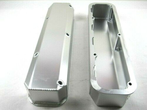 Mopar 340 360 Fabricated Aluminum Valve Covers No Hole CLR ANO E41392CA