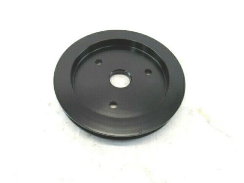Chevy 396 454 Short Water Pump Crank Pulley Single Groove Black E43071BK
