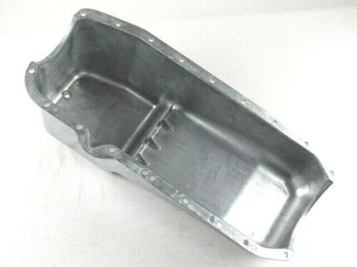 1980-1985 Chevy 283 350 400 Alum. Finned Oil Pan Pass side Dip Polished E44002P