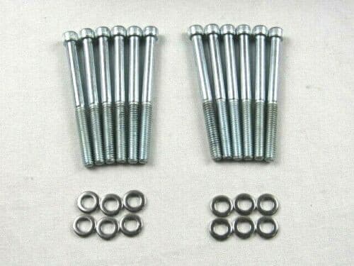 Ford 5.0L Fabricated Tall Aluminum Valve Cover Long Bolts Clear Ano BPE-2326CA