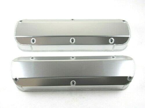 Ford 5.0L Fabricated Tall Aluminum Valve Cover Long Bolts Clear Ano BPE-2326CA