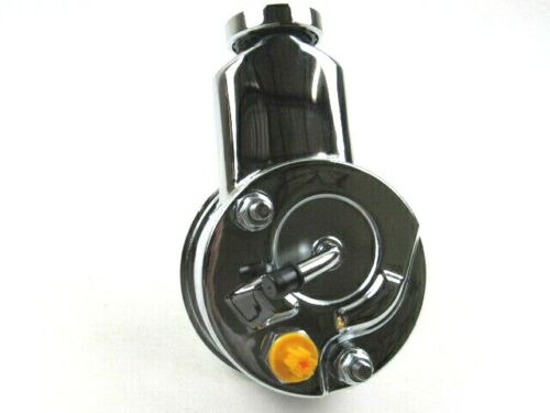 GM Saginaw Power Steering Pump w/ Reservoir Chrome S86008C