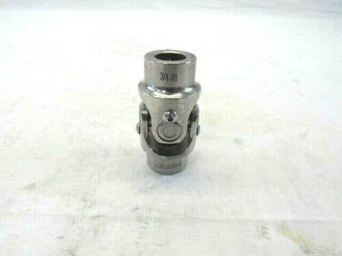 3/4"-48 X 3/4'' Round Universal Steering Shaft U-Joint Stainless Steel BPS-3049