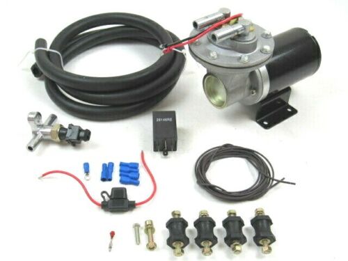 Universal 12V Electric Vacuum Pump Install Kit GM Ford Chevy for Brakes B10621