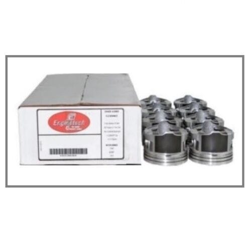 P5016(8) Coated Skirt Flat Top Pistons Set for Chevrolet Small Block 350 5.7L