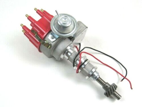 Ford 351C 351M 400 460 RTR Ignition Distributor w/ Vacuum Red Cap BPD-3144R